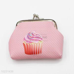 Women Short Wallets Pink Color PVC Small Wallet