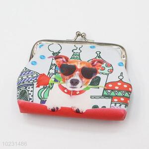 Fashion Women Small Wallets Cool Dog Pattern Coin Purse