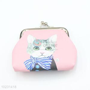 Lovely Cat Pattern PVC Coin Bag Mini Purse