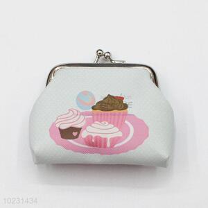 Promotional Cupcake Pattern PVC Coin Bag