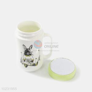 Cheap best lovely rabbit pattern ceramic cup