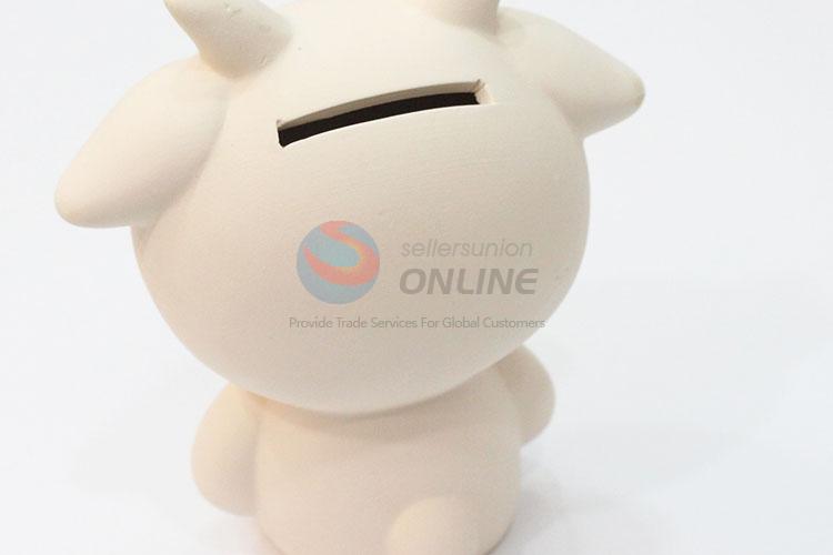 Popular hot sales cattle shape money box