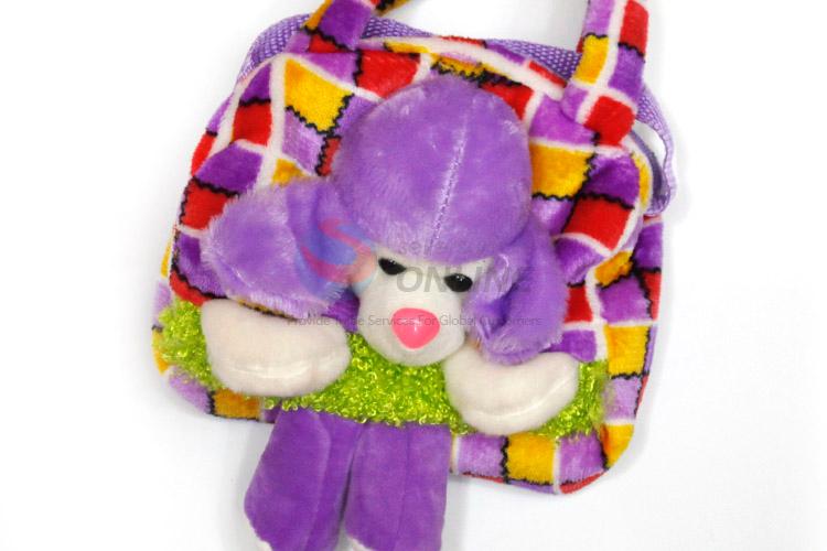 Fashion Design Colorful Plush Toy Hand Bag