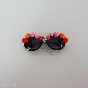 Vacation Style Flower Design Sun Glasses for Women