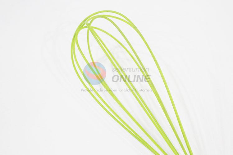 Wholesale cheap green stainless steel egg whisk,egg beater