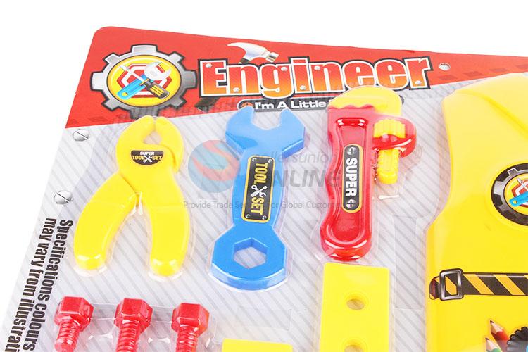 Wholesale Nice 12pcs Engineer Clothing Toys Set for Sale