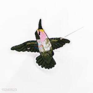 Good quality bird shape embroidery badge brooch