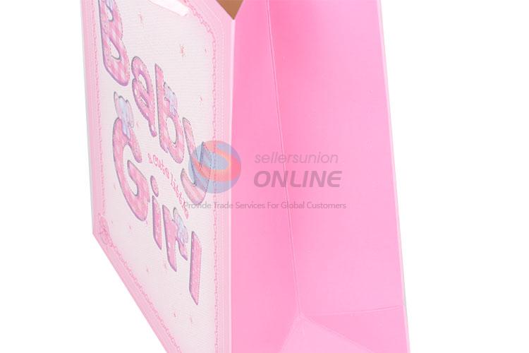 Cute Pink Gilding Gift Bag/Paper Packing Bag for Sale