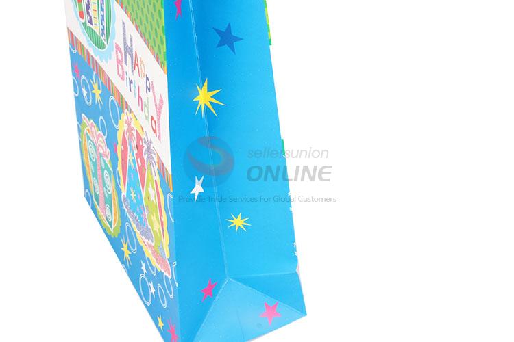 Promotional Wholesale Gilding Gift Bag/Paper Packing Bag for Birthday