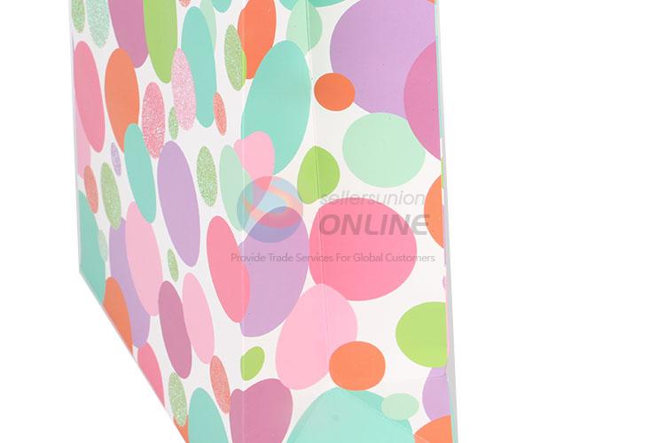 Top Selling Dots Pattern Gilding Gift Bag/Paper Packing Bag for Sale