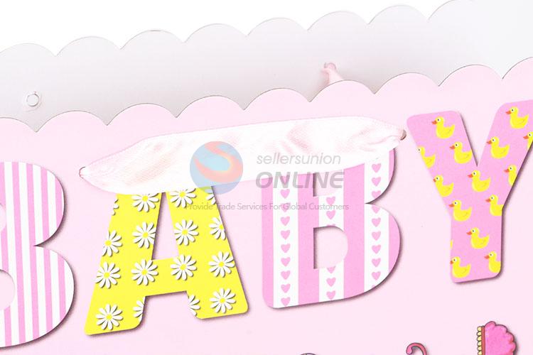 High Quality Pink Gift Bag/Paper Packing Bag for Baby