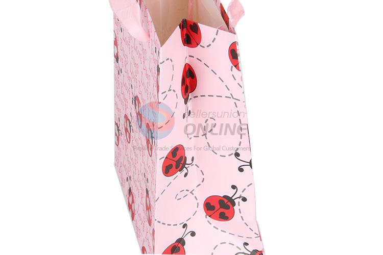 Cute Ladybird Printed Gilding Gift Bag/Paper Packing Bag for Sale