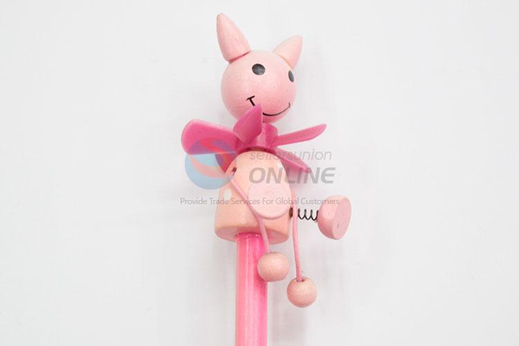 Pretty Cute Stationery Pencil with Cartoon Toy Head