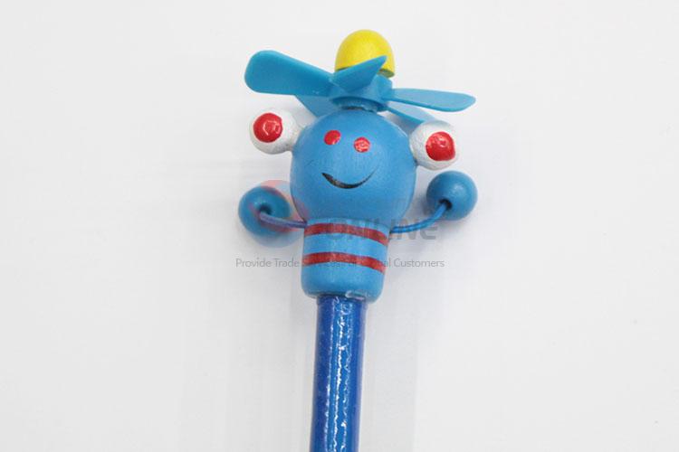 Hot Sale Students Wooden Pencil with Cartoon Toys