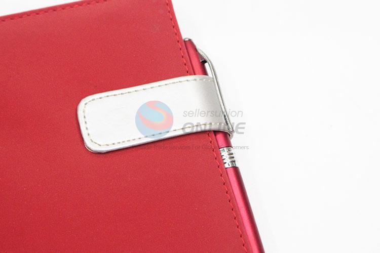 Promotional high quality red notebook