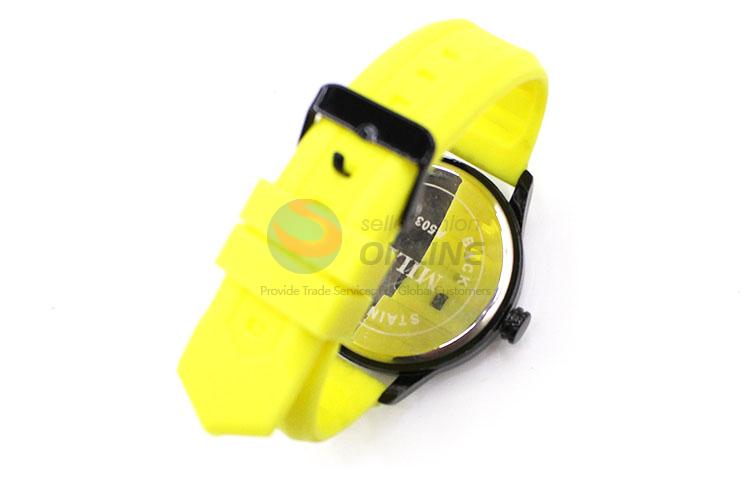 Hot Sale Yellow and Black Wrist Watch for Sale