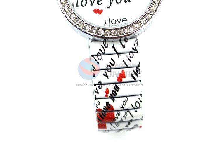 Beautiful Red Heart Printed Wrist Watch for Sale