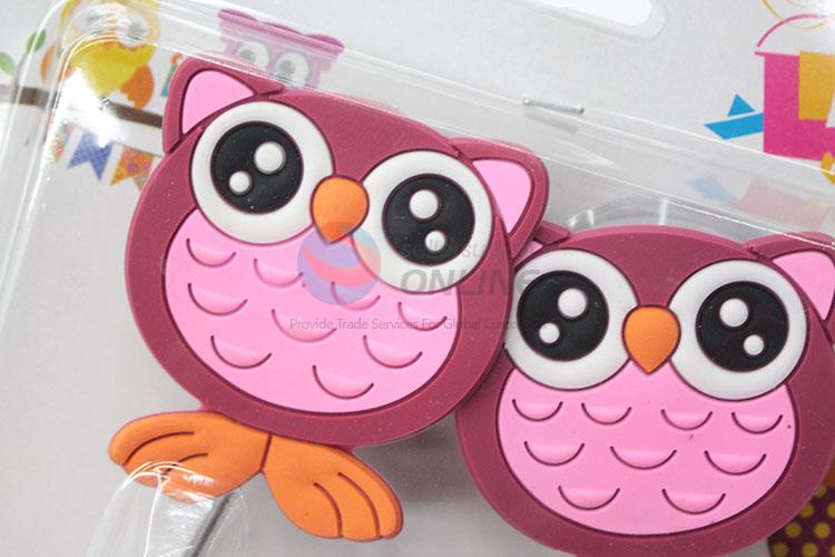 Best High Sales Cartoon Owls Shaped 2 Pcs Strong Adhesive Hook