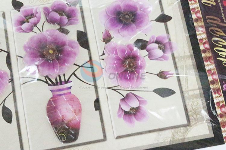 Wholesale room decor flower PVC wall/window sticker