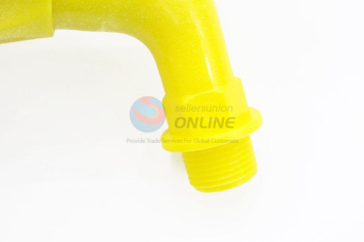 Yellow Plastic Single Handle PVC Faucet for Basin Drinking Water