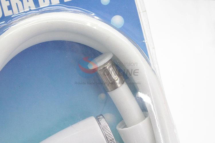 White Plastic Bathroom Shower Head with Tube for Promotion