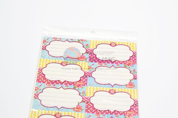 Lovely Printed Custom Adhesive Labels Stickers