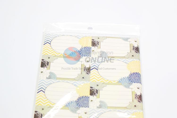 New Pattern Cheap Custom Adhesive Labels Stickers