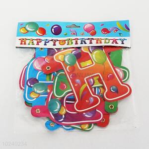 Popular design letter cartoon streamer for birthday decoration