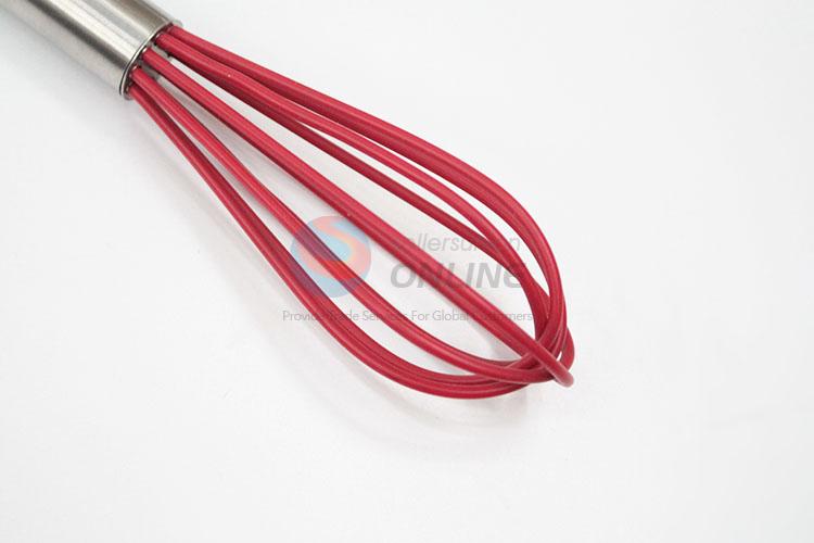 Stailess Steel Egg Whisk with Silicone Heads