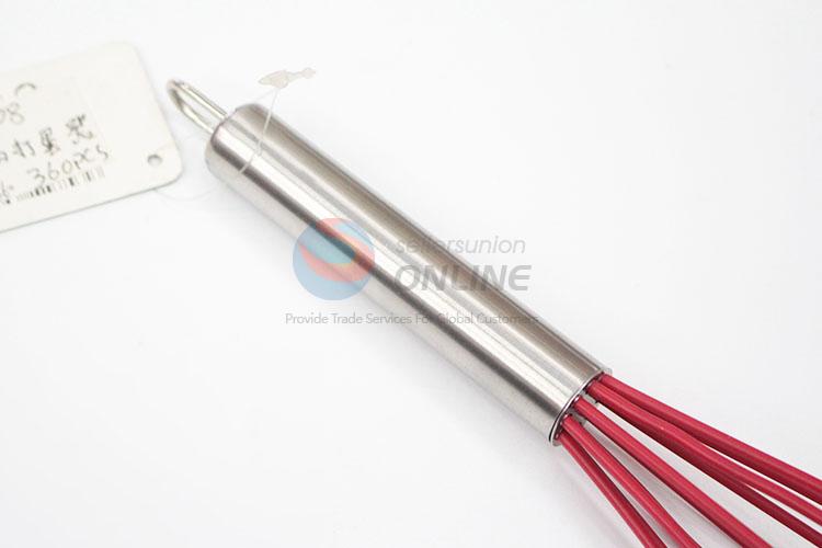 Stailess Steel Egg Whisk with Silicone Heads