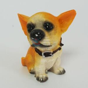 Likable Corgi Shaped Resin Craft for Home Decoration