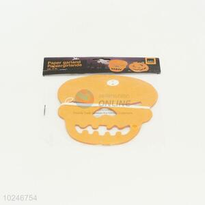 Skull Pattern Paper Garland Halloween Party Decoration