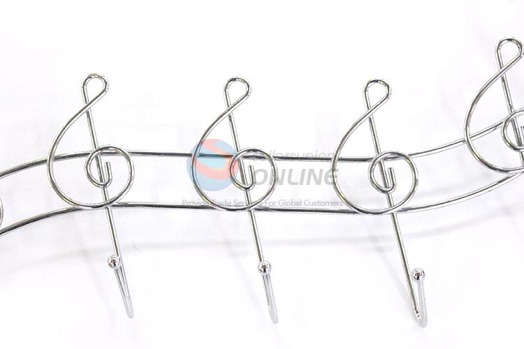 Hot Sale Metal Hook Musical Note Shape Coat Hooks