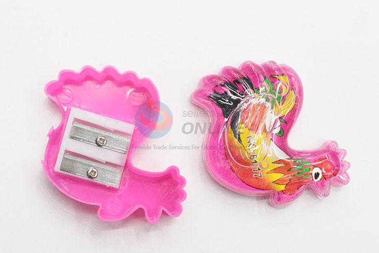 Rooster Design New Kids Pencil Sharpener for Wholesale