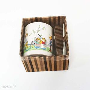 High quality low price coffee cup with spoon for sale