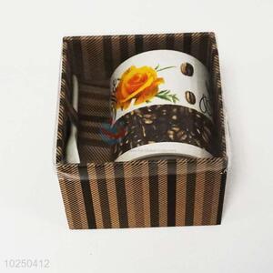 Wholesale customized coffee cup with spoon for sale