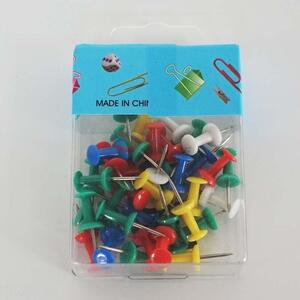 Office School Colorful Plastic Head Pushpin