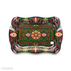 Creative Design Colorful Restaurant Metal Dishes Dinner Plate