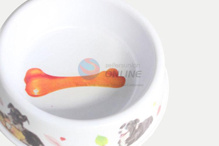 New Lovely Pattern Melamine Dog Pet Bowl