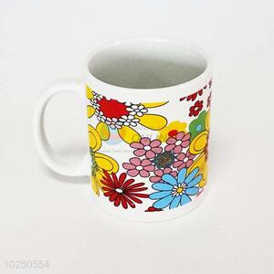 Wholesale Flower Pattern Ceramic Cup/Mug Cup