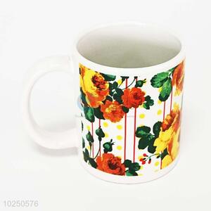 Flower Pattern Ceramic Cup/Mug Cup/Coffee Cup