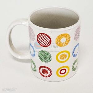 Round Doughnut Pattern Ceramic Cup/Mug Cup/Coffee Cup