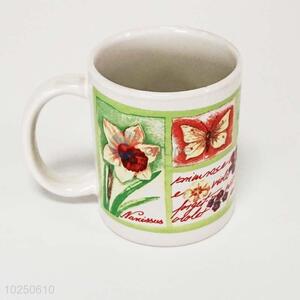 Flower Pattern Ceramic Cup/Mug Cup/Coffee Cup