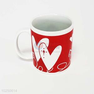 Red Heart Pattern  Ceramic Cup/Mug Cup/Coffee Cup