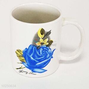 Blue Rose  Ceramic Cup/Mug Cup/Coffee Cup