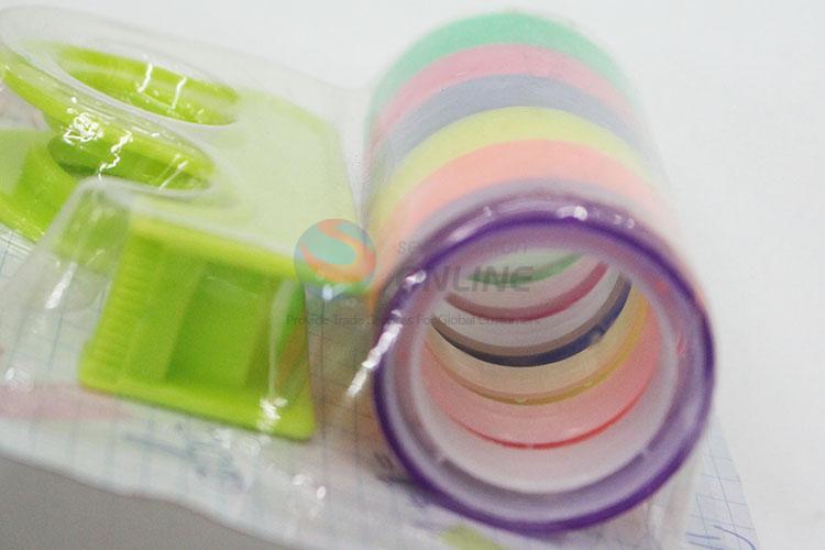 Wholesale Adhesive Tape DIY Handmade Fluorescence tape with Tape Dispenser