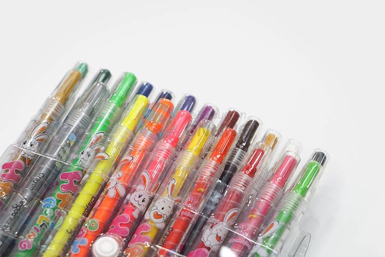 Wholesale Top Quality 24 Colors Rolling Crayon