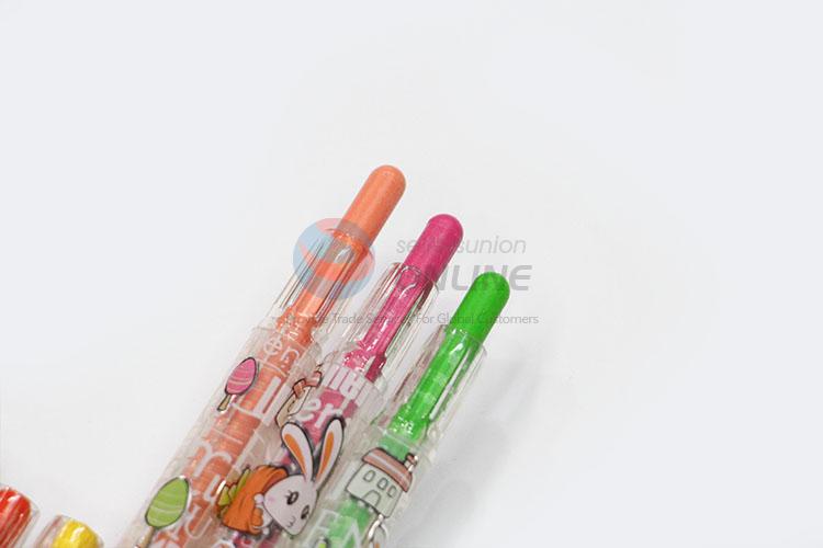 Delicate Design 12 Colors Rolling Crayon