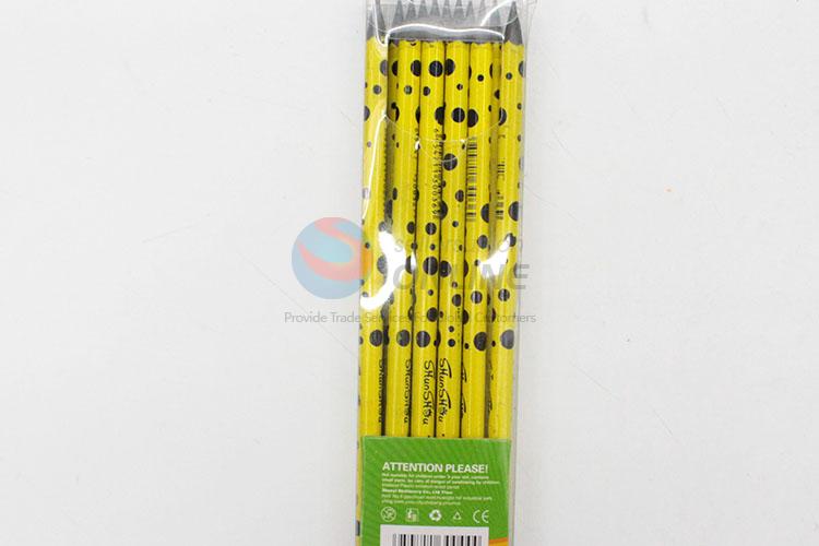 Best Selling Non-Toxic 12 Pcs Recycled Paper Pencil with Eraser