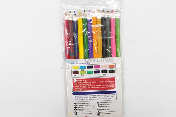 School Supplies Color Pencils Drawing Profesional Set 12 Colors